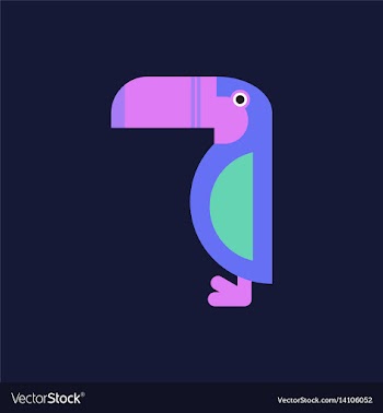 Parrot kakadu bird vector image