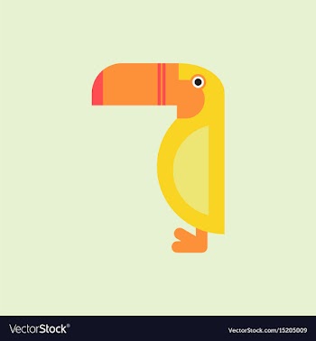 Parrot kakadu bird vector image
