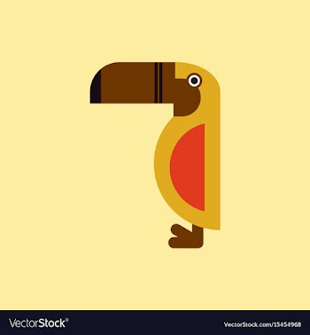 Parrot kakadu bird vector image