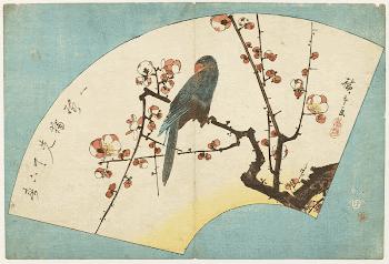 Parrot on a Flowering PlumOriginal | Free Photo - rawpixel