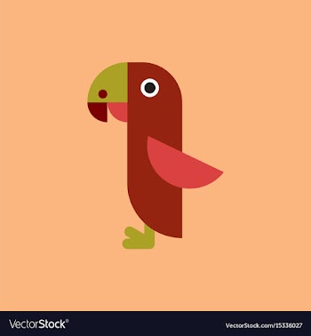 Parrot vector image