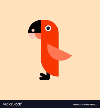 Parrot vector image