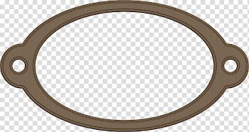 PART Element Frames Text, ova brown frame illustration transparent background PNG clipart