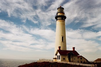 Part-way through the coast of California sits a lonely lighthouse looking on to the Pacific Ocean.