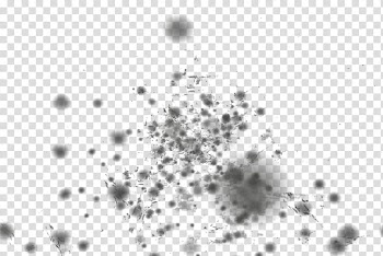 Particles Design , black and white abstract painting transparent background PNG clipart