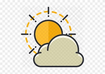 Partly Cloudy Icon - Cloud
