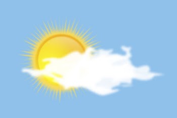 Partly sunny, weather background psd. | Free PSD - rawpixel