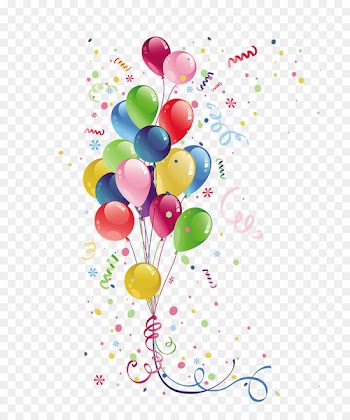 Party Balloon Birthday Clip art - Colorful balloons 