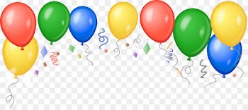 Party Balloon Birthday Confetti Clip art - carnival 