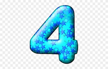 Party Balloon Cool Numeral - Balloon Letter 4 Png