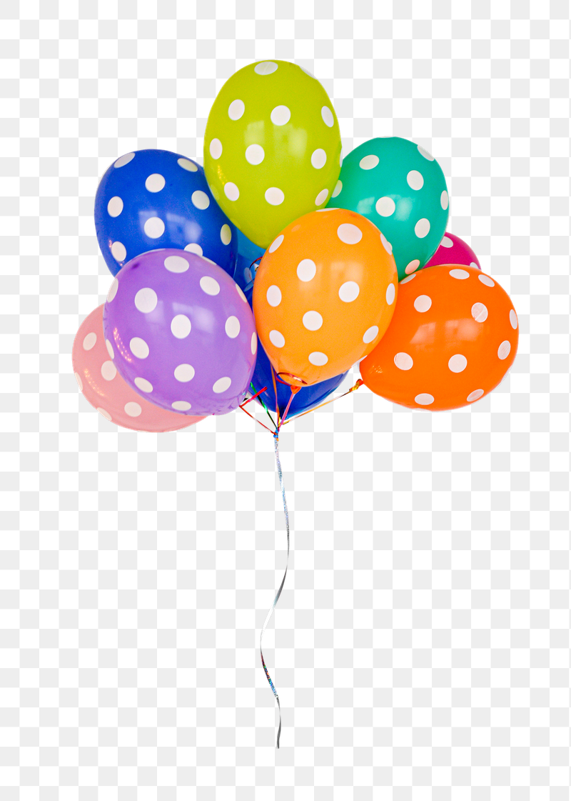 Party balloons png sticker, transparent | Free PNG - rawpixel