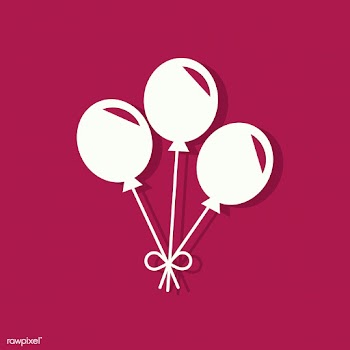 Party balloons Valentines day icon | Free stock vector - 425052