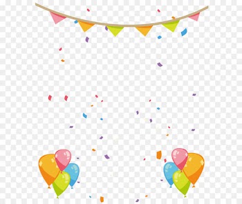 Party Birthday - Hand painted birthday party decorations 