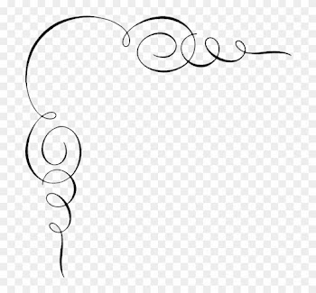 Party Borders Clip Art - Black And White Corner Borders