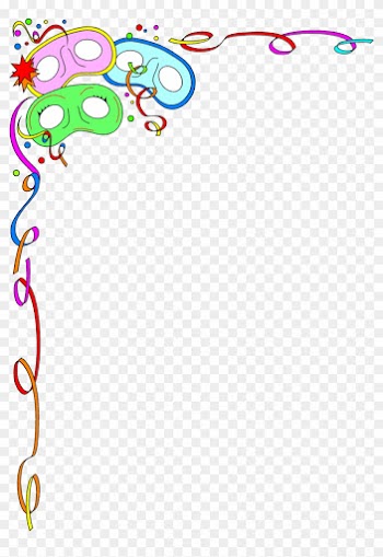 Party Borders - Mask Border Clip Art