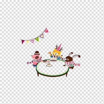 Party Cartoon Birthday , Cartoon birthday lie transparent background PNG clipart