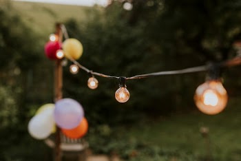 Party deocoration balloons and lights | Free Photo - rawpixel