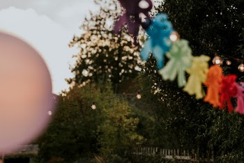 Party deocoration balloons and lights | Free Photo - rawpixel