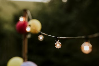 Party deocoration balloons and lights | Free Photo - rawpixel