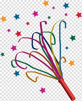 Party favor Birthday , streamer transparent background PNG clipart