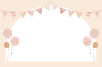 Party flag, balloons, frame background, | Free Photo - rawpixel