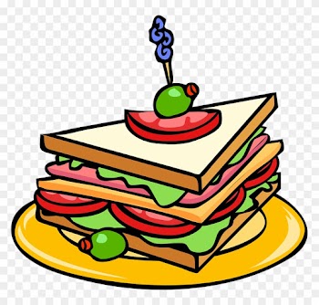Party Food Clipart Sandwich Food Cheese Free Vector - Food Clipart