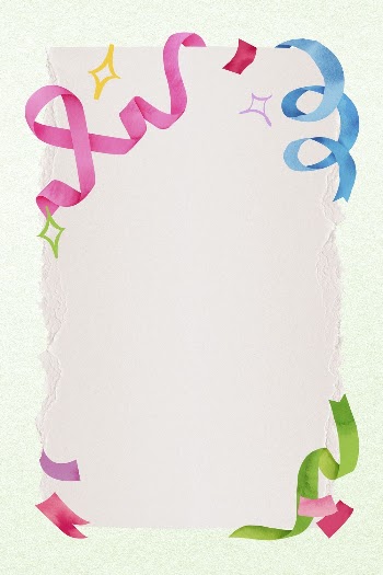 Party frame background, colorful ribbon | Free Photo - rawpixel