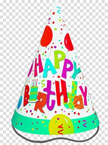 Party hat Birthday , Hat transparent background PNG clipart