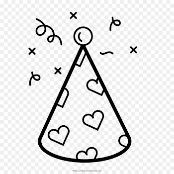Party hat Birthday Party hat Drawing - Hat 