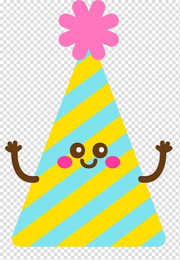 Party hat Cartoon , Color cartoon tip hat transparent background PNG clipart