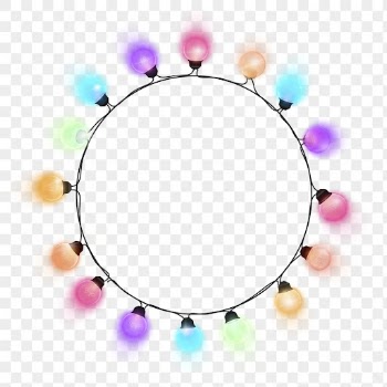 Party lights png frame, colorful | Free PNG - rawpixel