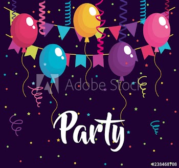 party pennant and gloves design