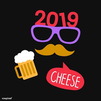 Party photo booth props vector | Free stock vector - 537544