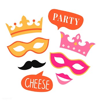 Party photo booth props vector | Free stock vector - 537599