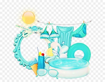 Party, Picture Frames, Festival, Turquoise, Aqua PNG