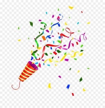 Party popper Confetti Stock photography Clip art - Confetti 