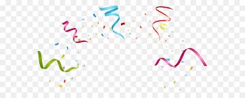 Party Ribbon Birthday Stock photography - Colorful fireworks ribbons 