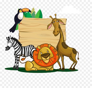 Party Safari Zoo Birthday Room - giraffe 