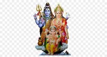 Parvati, Ganesha, Shiva, Hindu Temple, Statue PNG