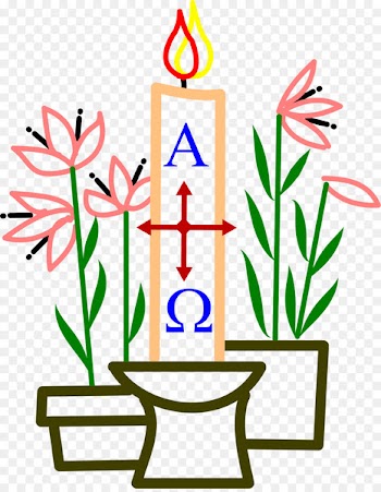 Paschal candle Birthday cake Easter Clip art - Easter Candle Cliparts 