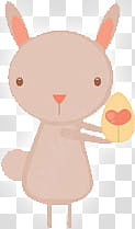Pascua Easter, animal holding basket illustration transparent background PNG clipart