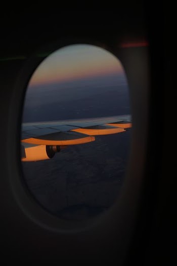 passenger airplane window