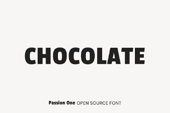 Passion One open source font | Free Font Add-on - rawpixel