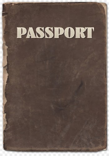 Passport Decoupage Shirt - passport 