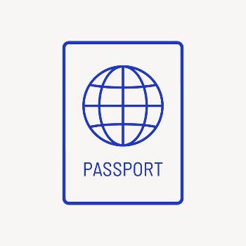 Passport icon clipart, travel design | Free Photo - rawpixel