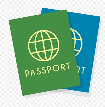 Passport stamp Australian passport - Vector passport 