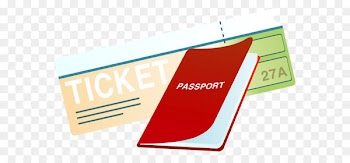Passport stamp Clip art - Ticket and Passport PNG Clipart Image 