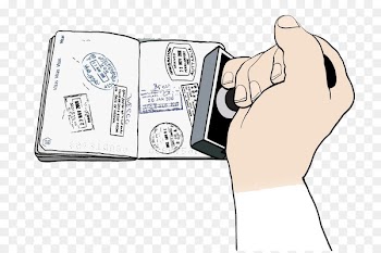 Passport stamp Seal Rubber stamp - Passport stamp 