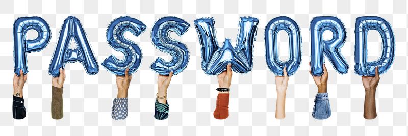 Password balloon png word sticker, | Free PNG - rawpixel