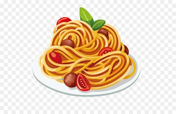 Pasta Italian cuisine Spaghetti with meatballs Clip art - Vector pasta 